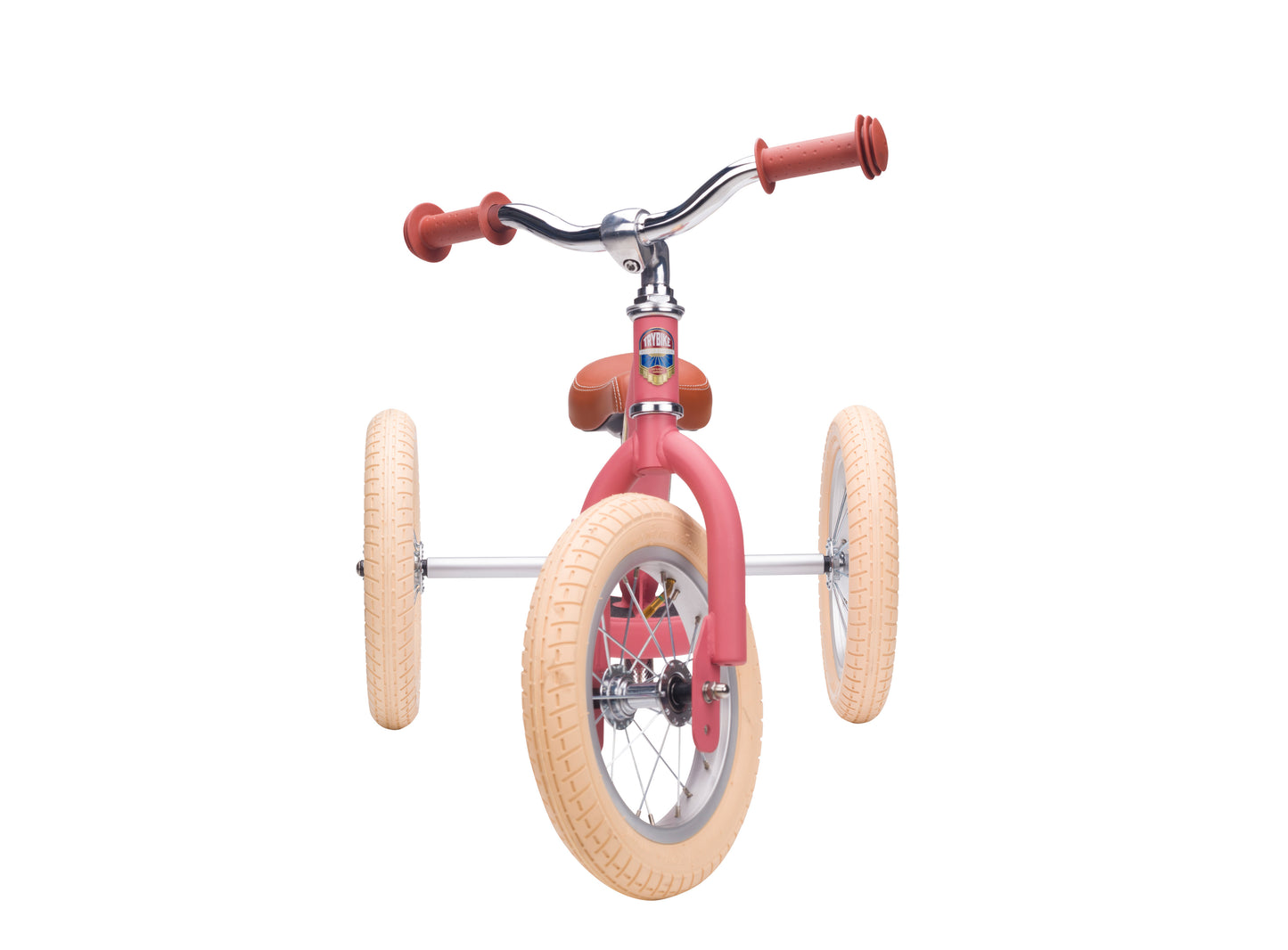 Trybike Draisienne évolutive 2 en 1 enfant 1-6 ans – Version tricycle 3 roues – Rose