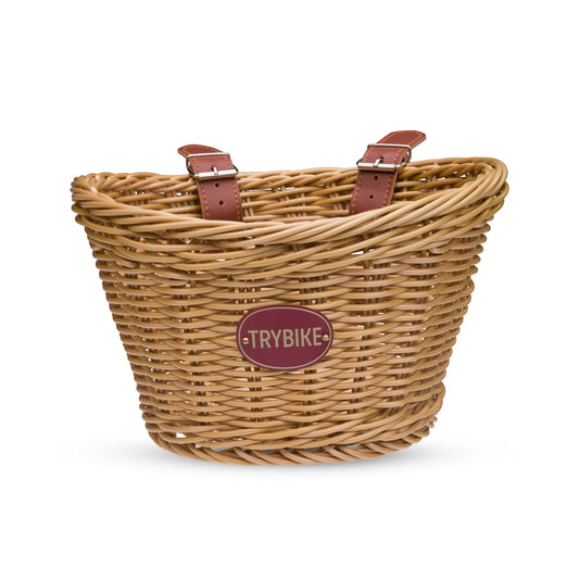 Panier guidon draisienne Trybike – imitation rotin